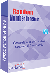 Generates thousands of numbers in sequence or random with similar ease.