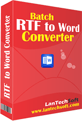 Helps convert format of multiple MS word files from RTF to DOC simultaneously.