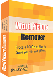 Removes images in multiple MS word files of different formats simultaneously.
