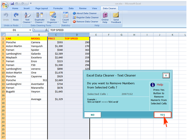 Excel Data Cleaner