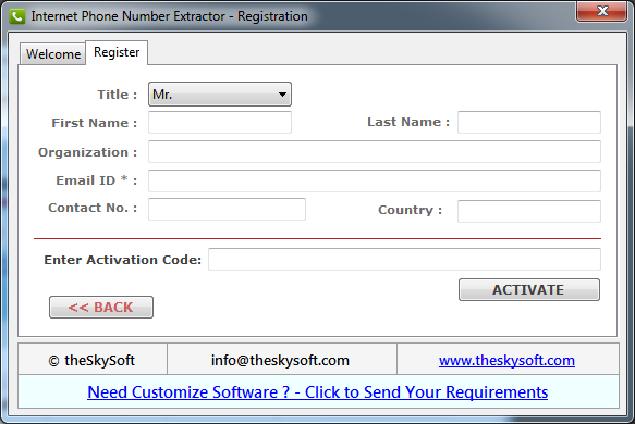 Internet Number Extractor